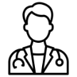 Icon eines Doktors