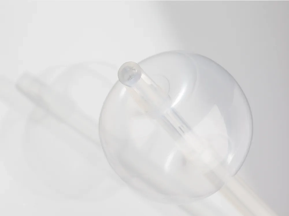 Nahaufnahme eines Ballonkatheters