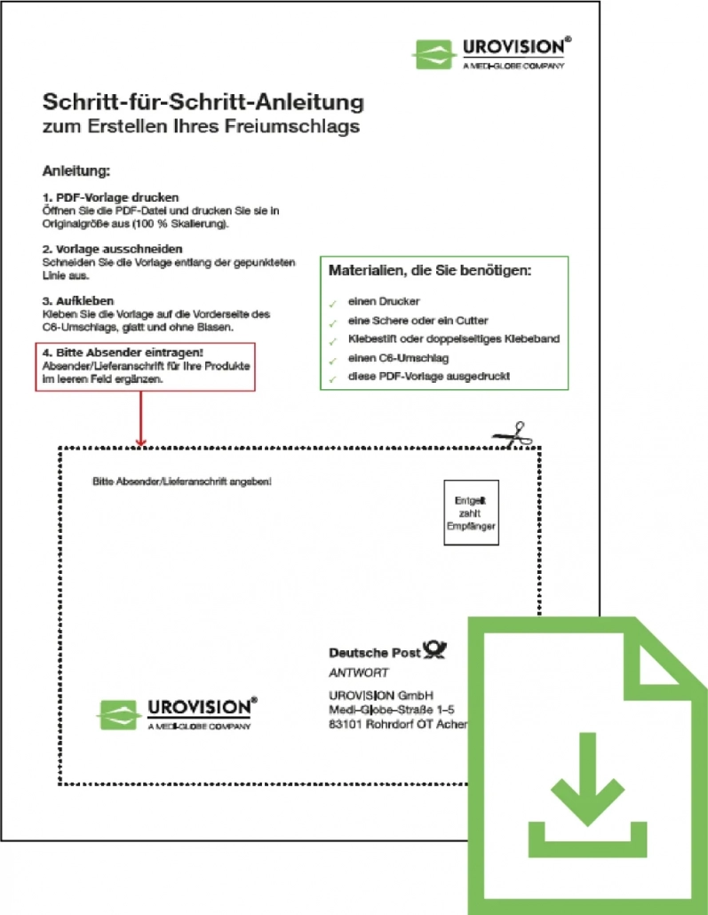 Bild für den Download der Schritt für Schritt Anleitung zur Rezepteinreichung